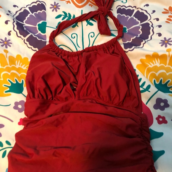 Red/Rust NWT swimsuit - Picture 1 of 3